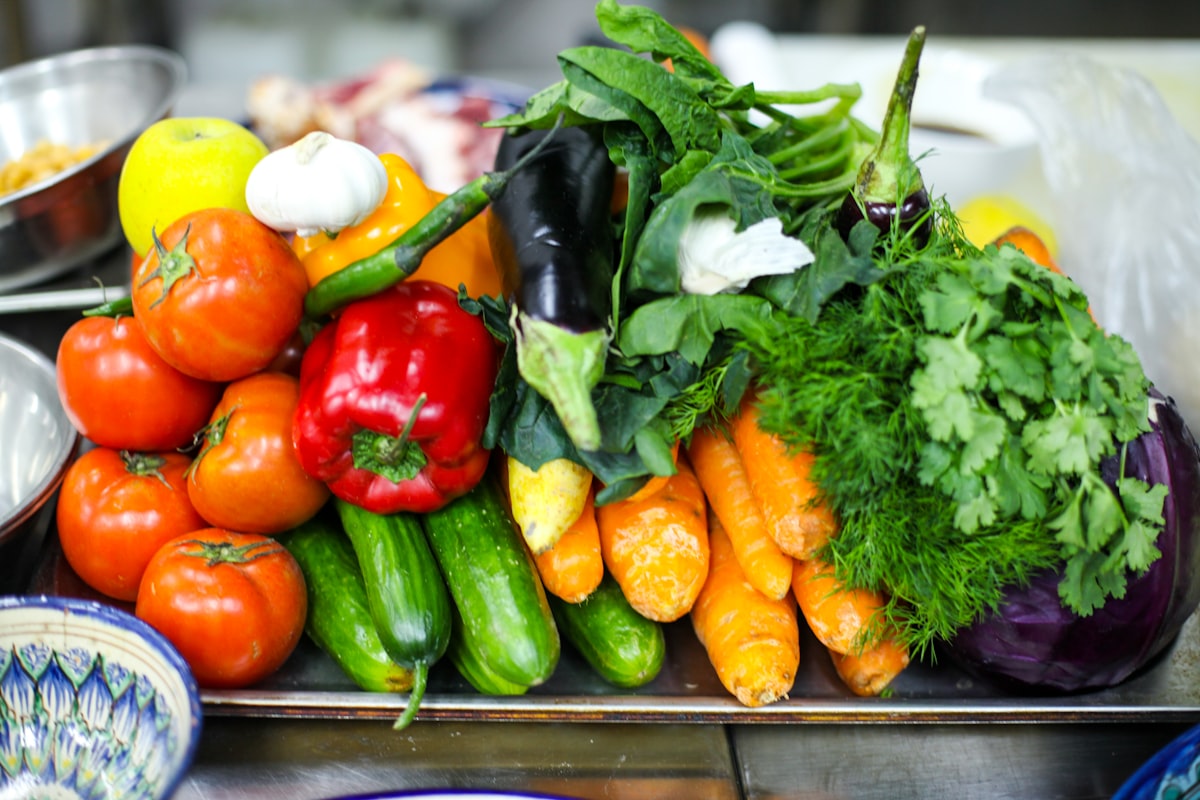 Seasonal produce and ingredients